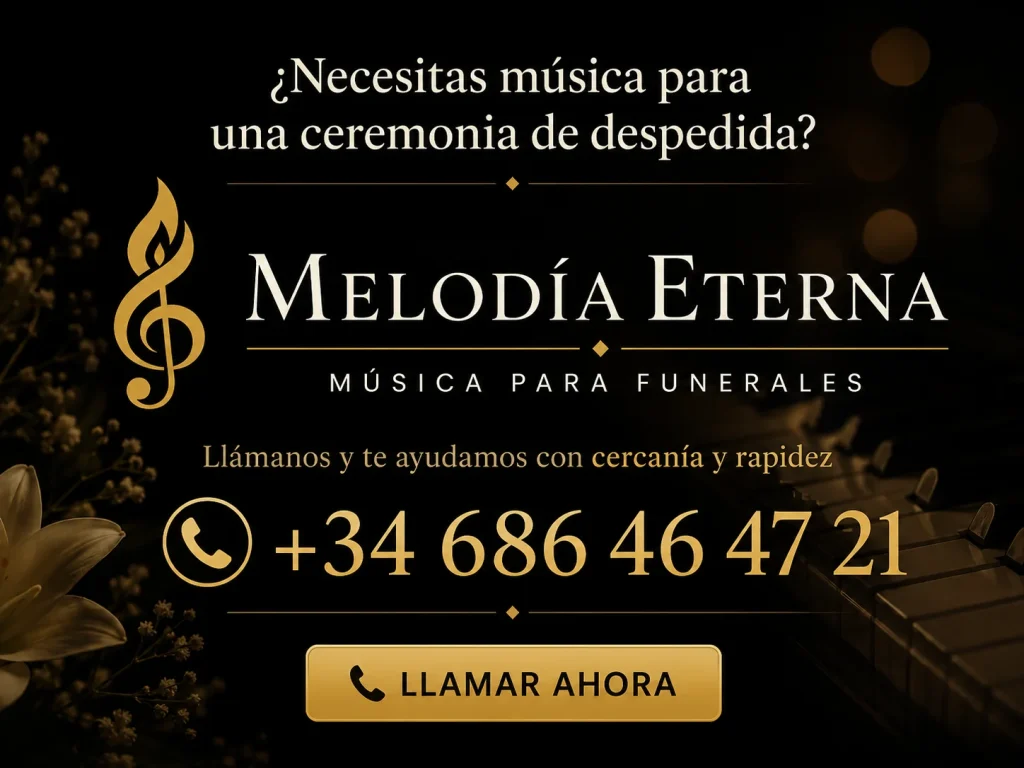 Contratar música para funeral en Madrid con Melodía Eterna