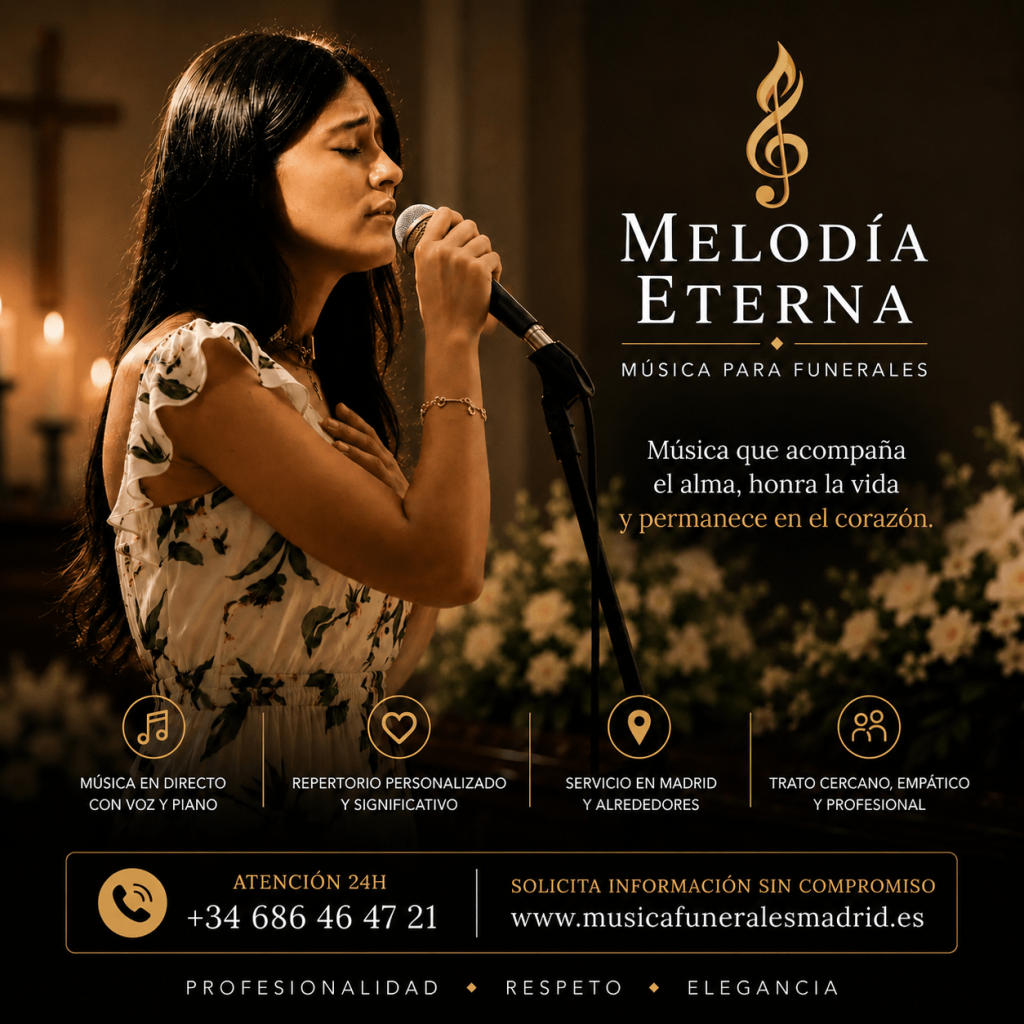 Contratar música para funerales en Madrid - Melodía Eterna Contratar música para funeral en Madrid con Melodía Eterna