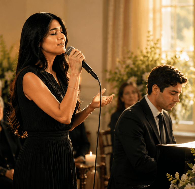 Servicio de música para funerales en Madrid con cantante y pianista en directo para ceremonias religiosas, civiles y homenajes personalizado